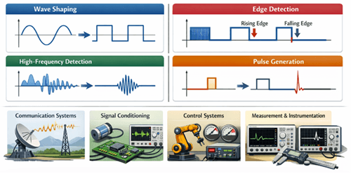 Figure 6. Applications of Op-Amp Differentiators