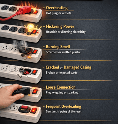 Figure 11. Warning Signs That Extension Socket Needs Replacement