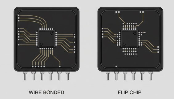 Figure 5. Interconnect Choices in Open-Cavity IC Packages