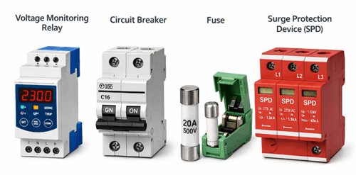 Figure 7. Voltage Monitoring Relay vs Other Protection Devices