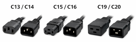 Figure 9. C13 and C14 vs Other IEC Connector Types