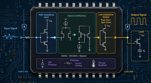 Figure 2. How a Buffer/Driver Works