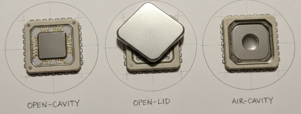 Figure 2. Common Terms for Open-Cavity IC Packages