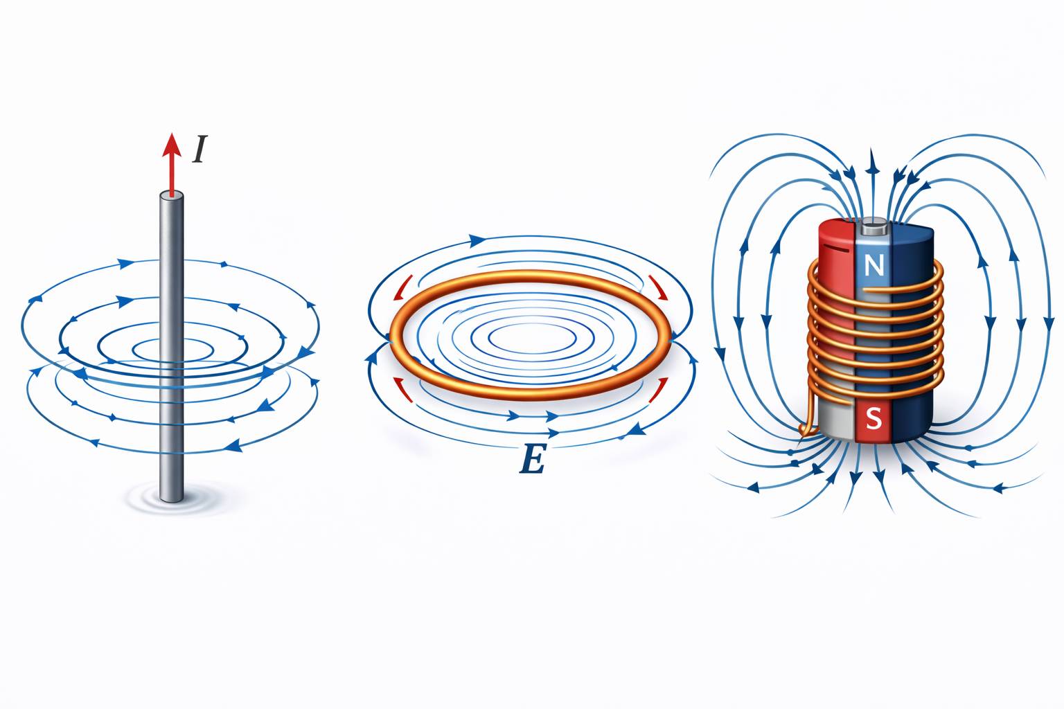 Figure 4. Currents and Magnetic Fields