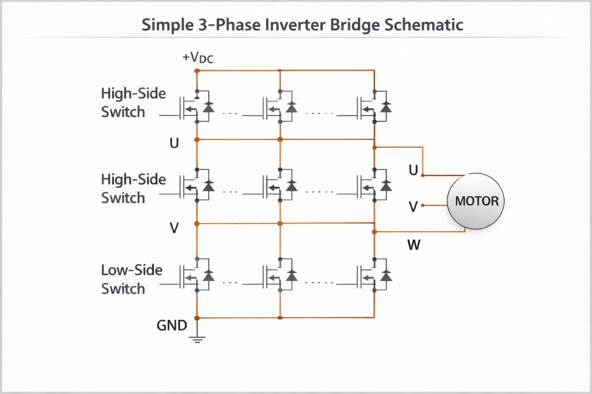 Figure 6. Three-Phase Inverter Bridge