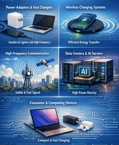 Figure 5. GaN Applications