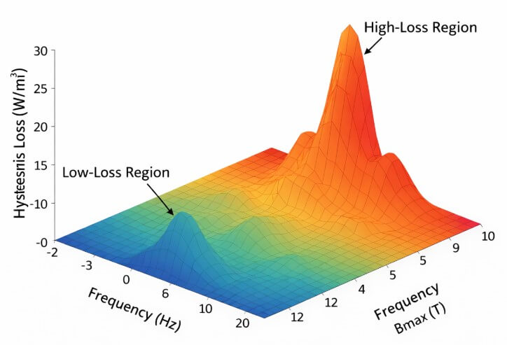 Figure 4. Operating Conditions and Hysteresis Loss