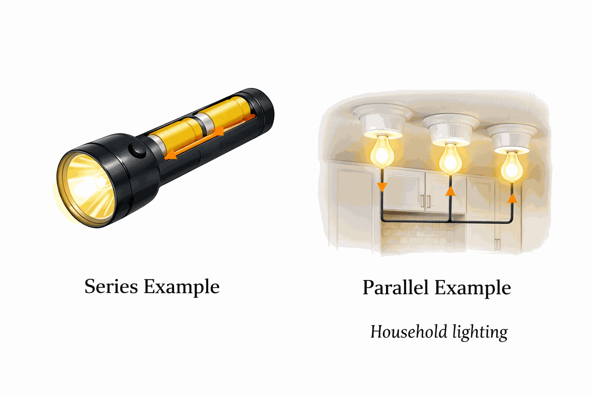 Figure 4. Common Uses of Series and Parallel Circuits