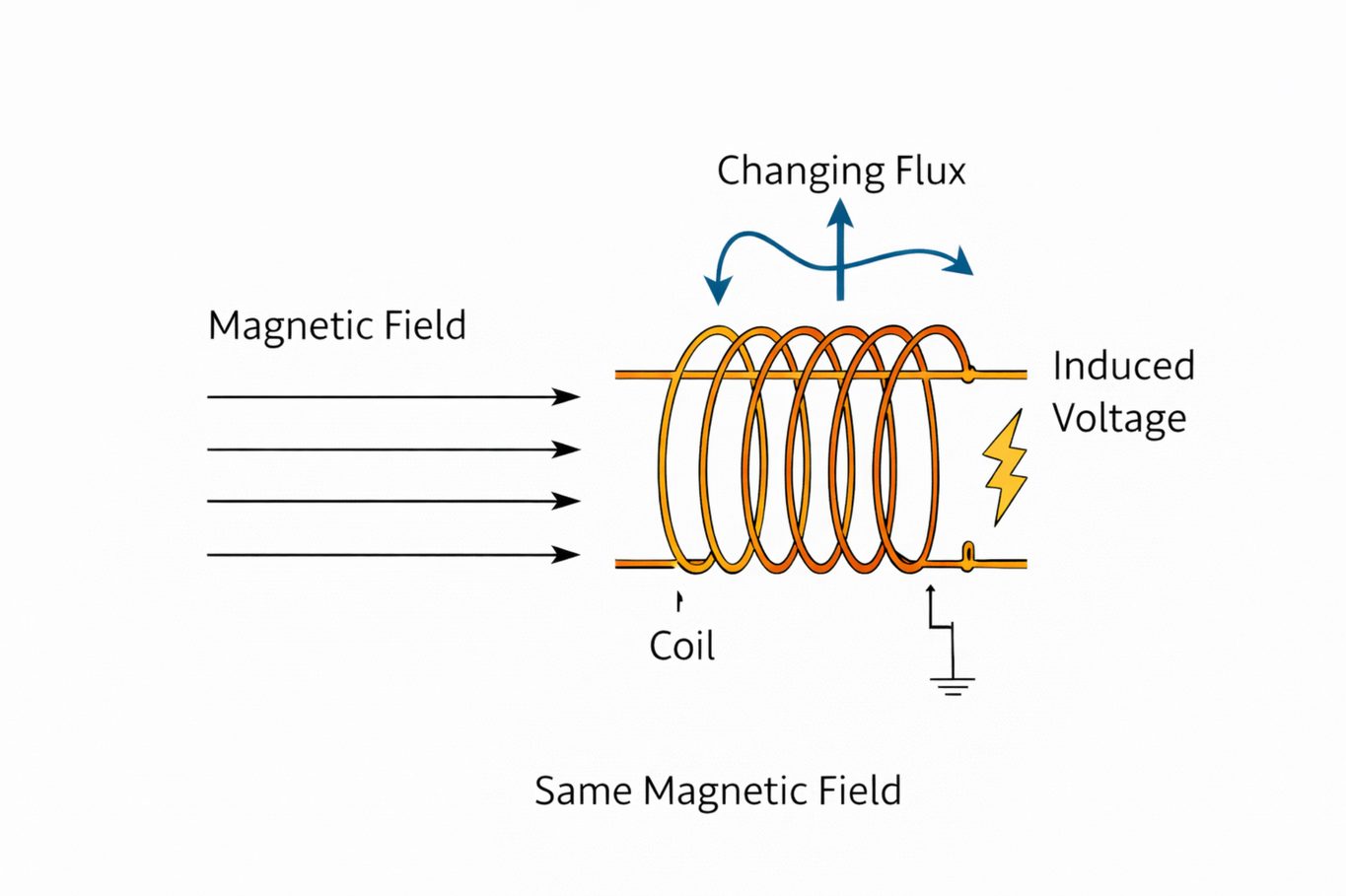 Figure 5. How Magnetic Field and Magnetic Flux Work Together?