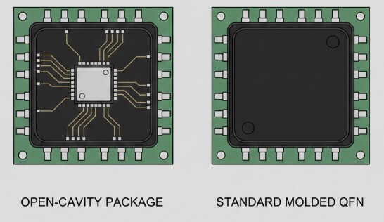Figure 8. PCB Footprints for Open-Cavity IC Packages