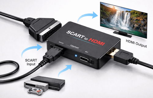 Figure 13. SCART to HDMI Conversion
