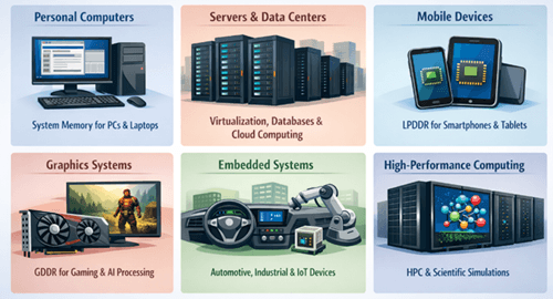 Figure 10. Applications of DRAM