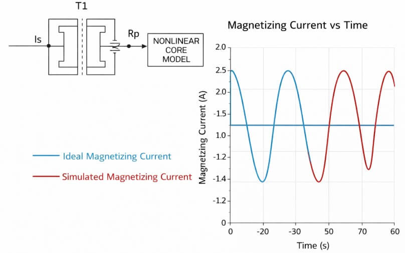 Figure 7. Hysteresis Loss in Simulation Models