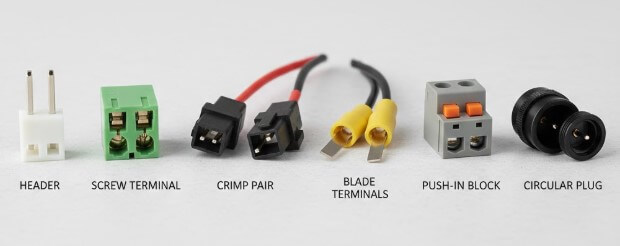 Figure 3. Common 2-Pin Connector Styles