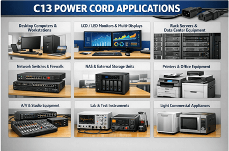 Figure 5. C13 Power Connectors Applications
