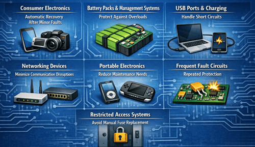 Figure 7. PPTC Resettable Fuses Application