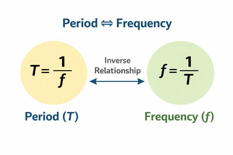 Figure 4. Connection Between Period and Frequency