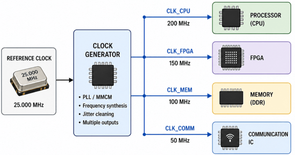Figure 3. Clock Generator in Digital Systems