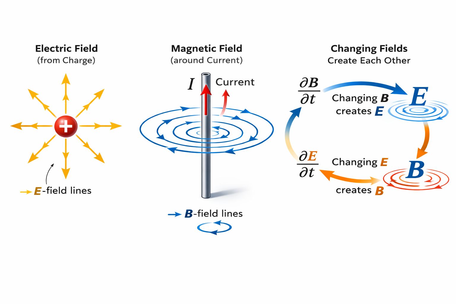 Figure 2. Electric and Magnetic Fields