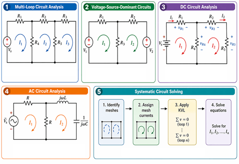 Figure 8. Applications of Mesh Analysis