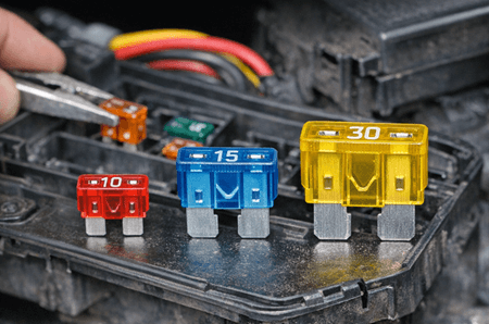 Figure 6. Blade-Type Fuse (Low-Voltage Category)