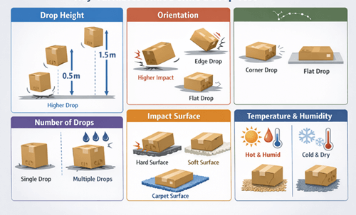 Figure 2. Variables That Define a Drop Test