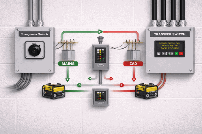 Figure 6. Changeover Switch vs Transfer Switch
