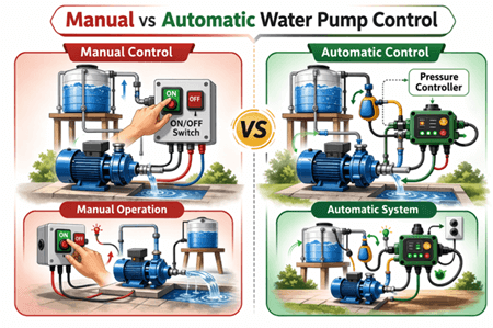 Figure 13. Manual vs Automatic Water Pump Control