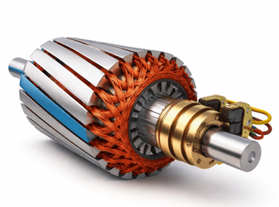Figure 3. Slip Ring (Wound) Rotor