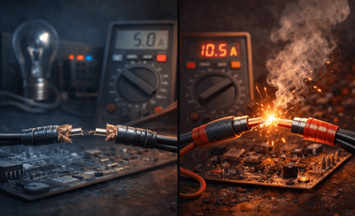 Figure 1. Open Circuit vs Short Circuit