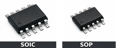 Figure 9. SOIC vs SOP