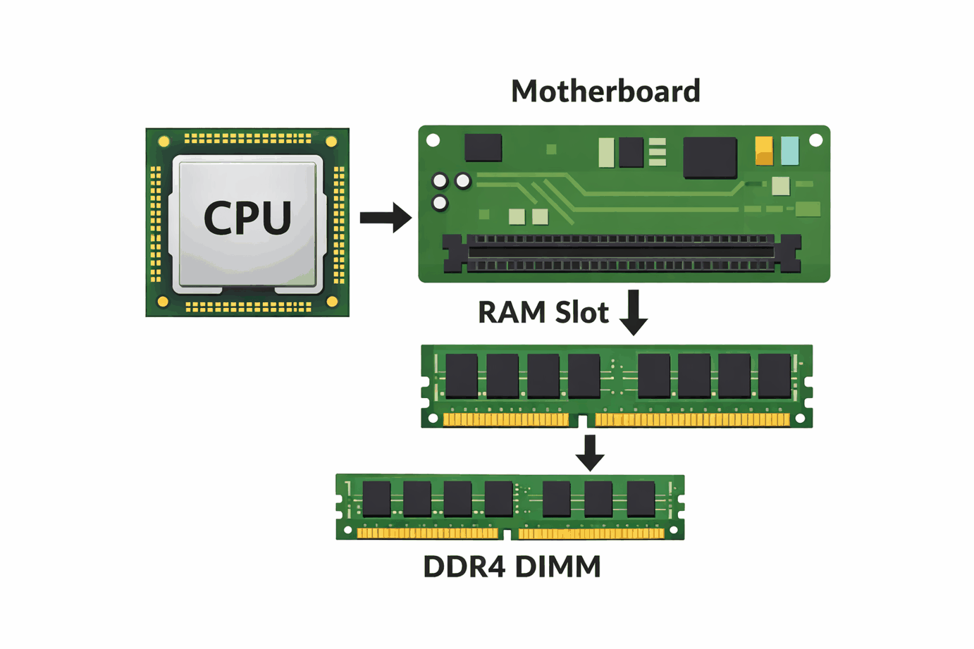 Figure 2. DDR4 DIMM Operation