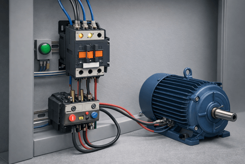Figure 2. Motor Starter Working Principle