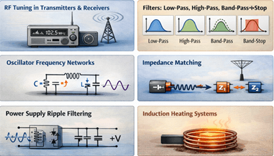 Figure 7. Applications of RLC Circuits