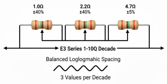Figure 3. E3 Series: Basic Values With Wide Spacing
