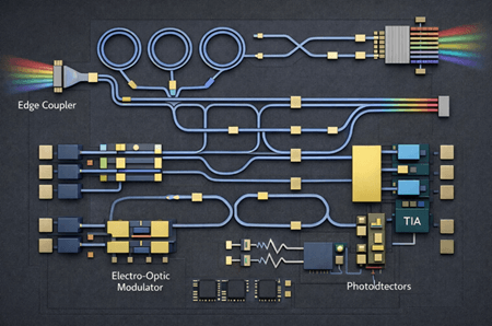 Figure 3. Silicon Photonics as Optical Circuit Architecture