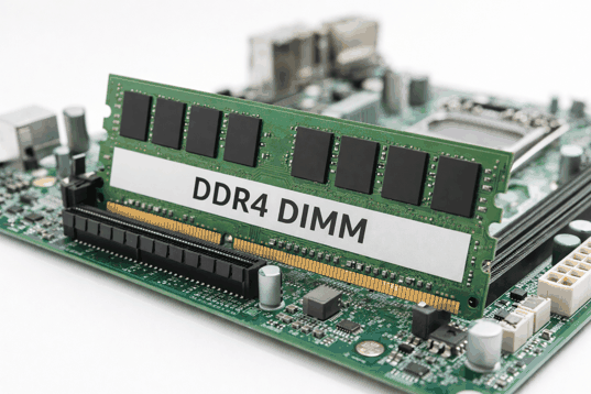 Figure 1. DIMM and DDR4 Memory