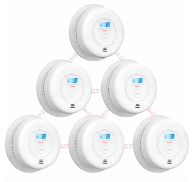 Figure 10. Interconnected Wireless Detectors