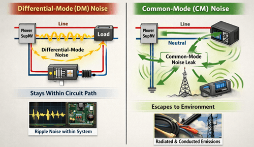 Figure 2. Types of EMI Noise