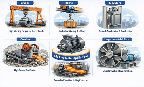 Figure 8. Slip Ring Motors Applications