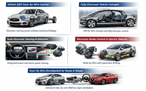 Figure 7. Applications of Drive-By-Wire