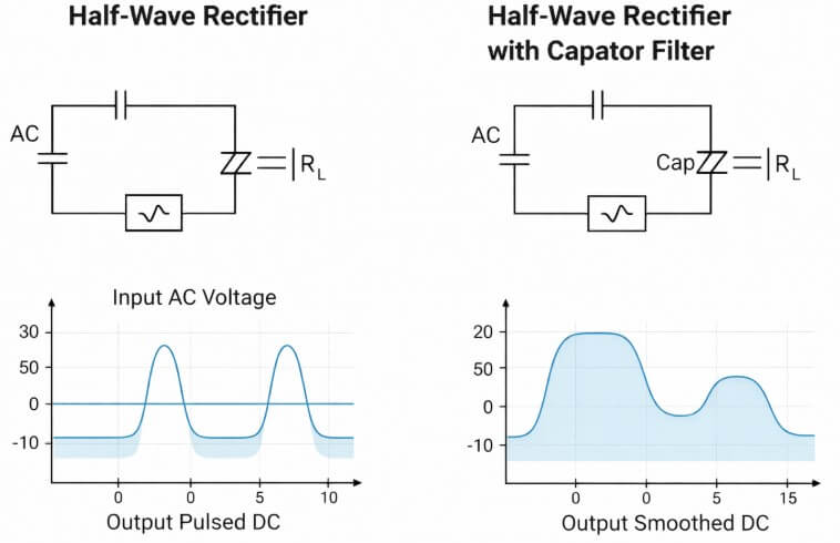 Figure 8. Rectifier Circuits (AC to DC Conversion)