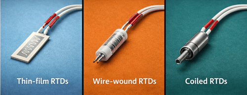 Figure 9. Types of RTD Sensor by Element Construction