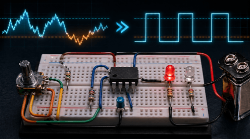 Figure 1. 555 Timer Schmitt Trigger