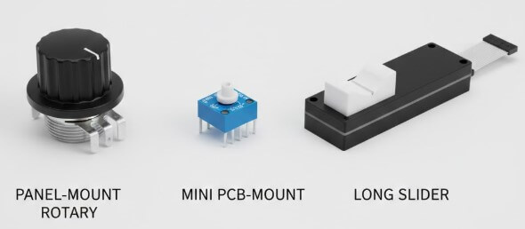 Figure 4. Hybrid Potentiometer Shapes