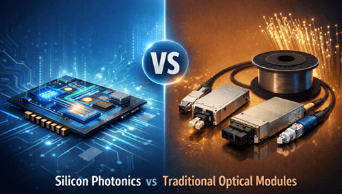 Figure 8. Silicon Photonics vs Traditional Optical Modules