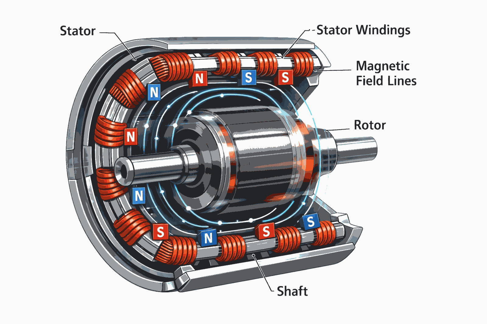 Figure 1. Stator and Rotor