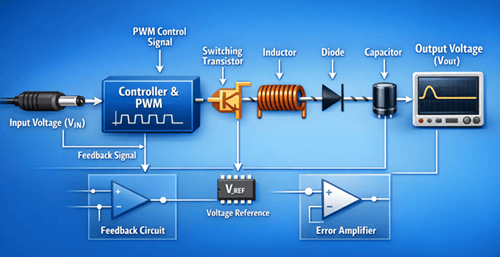 Figure 7. Components of a Switching Regulator