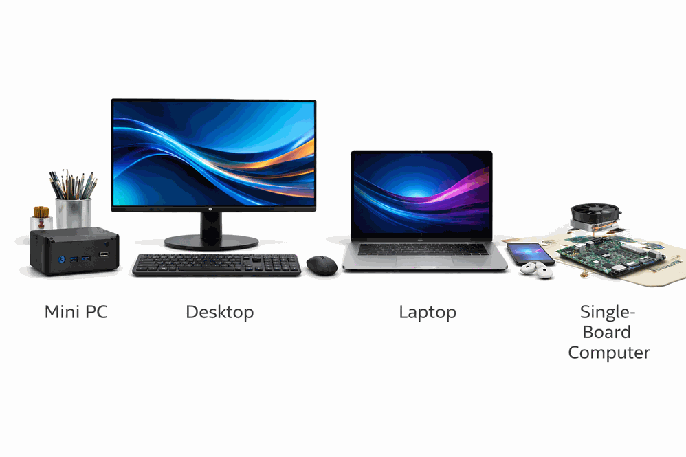 Figure 3. Mini PC Compared With Other Computer Types