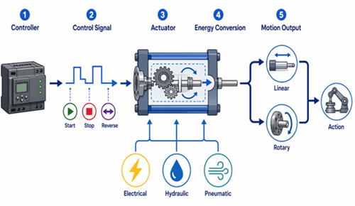Figure 3. How Actuators Work